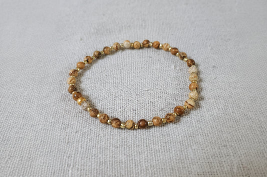 natual jasper beads bracelet