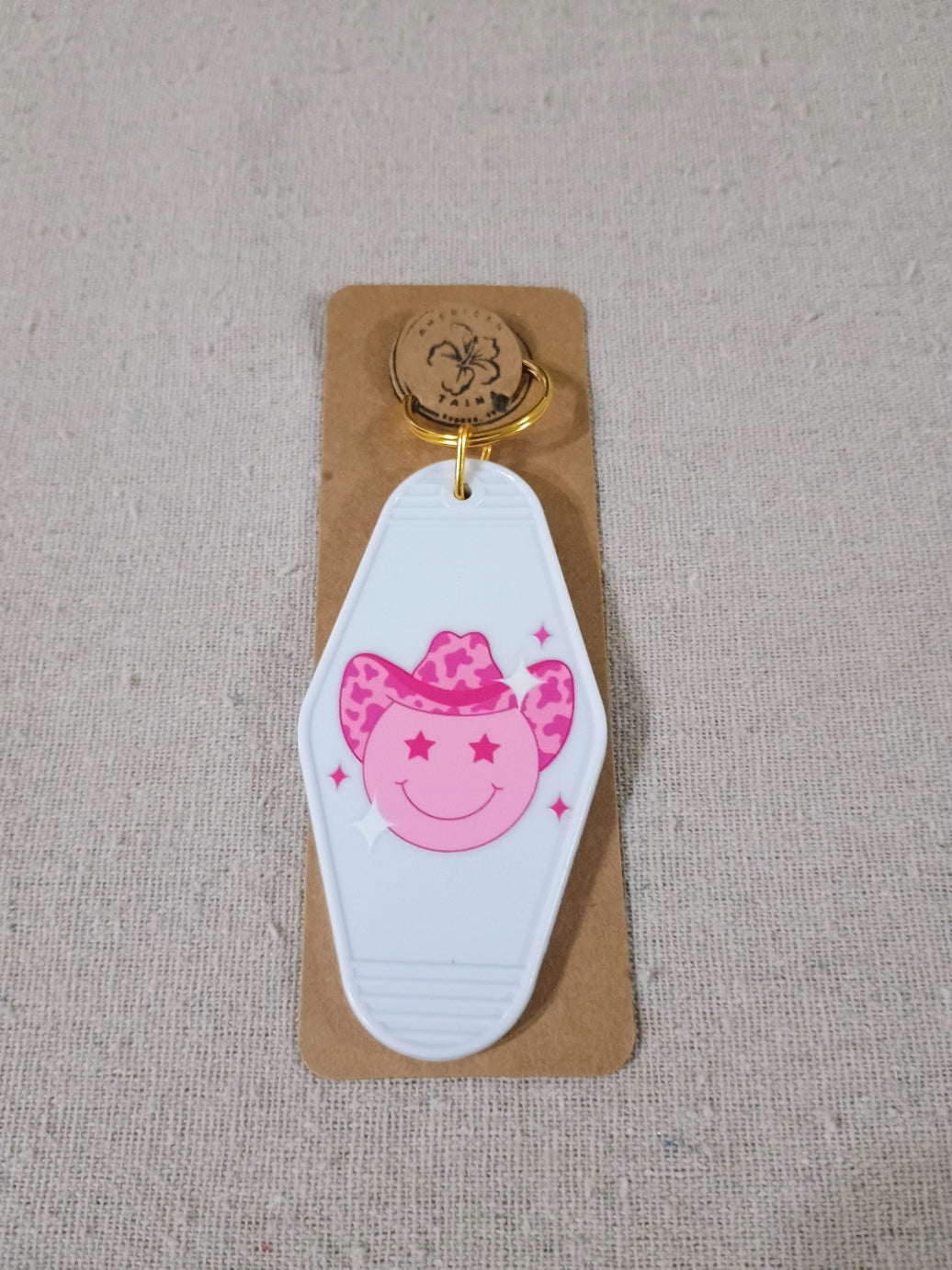 Retro Motel Keychain