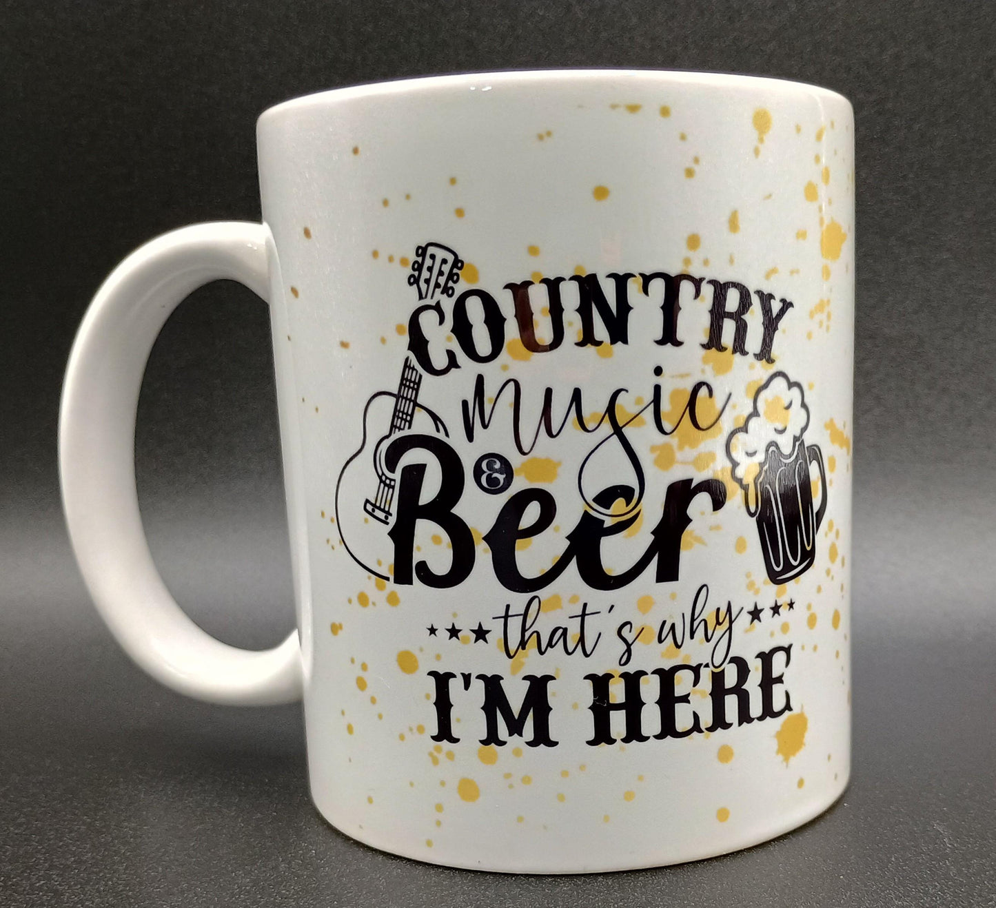 Country, Music,Beer ...Ceramic coffee mug
