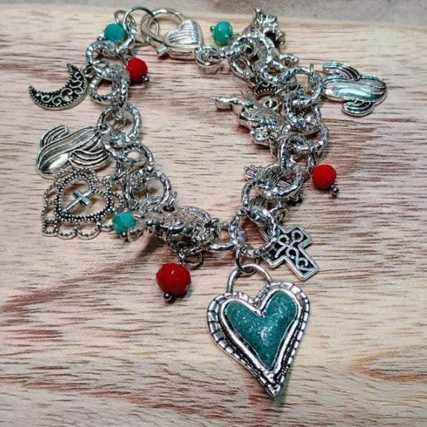 Rooted & Resilient – Charm Bracelet - American Taina Crafts 