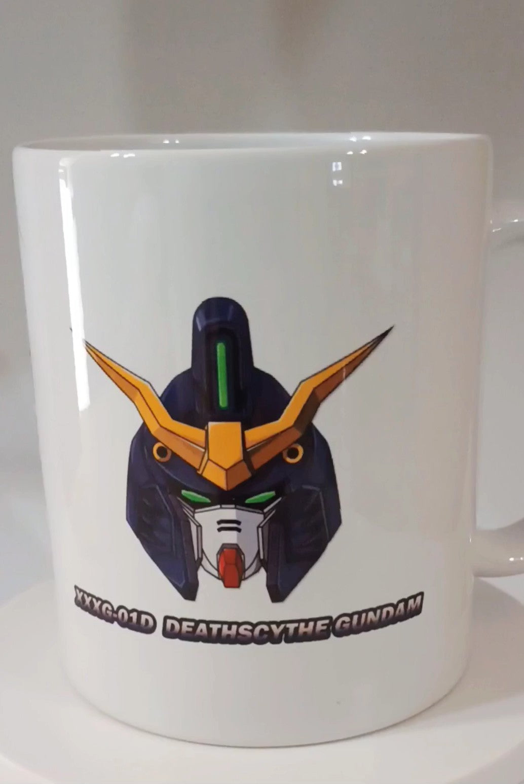 Duo Maxwell Gundam Wing Mug | Deathscythe Gundam Anime Coffee Mug