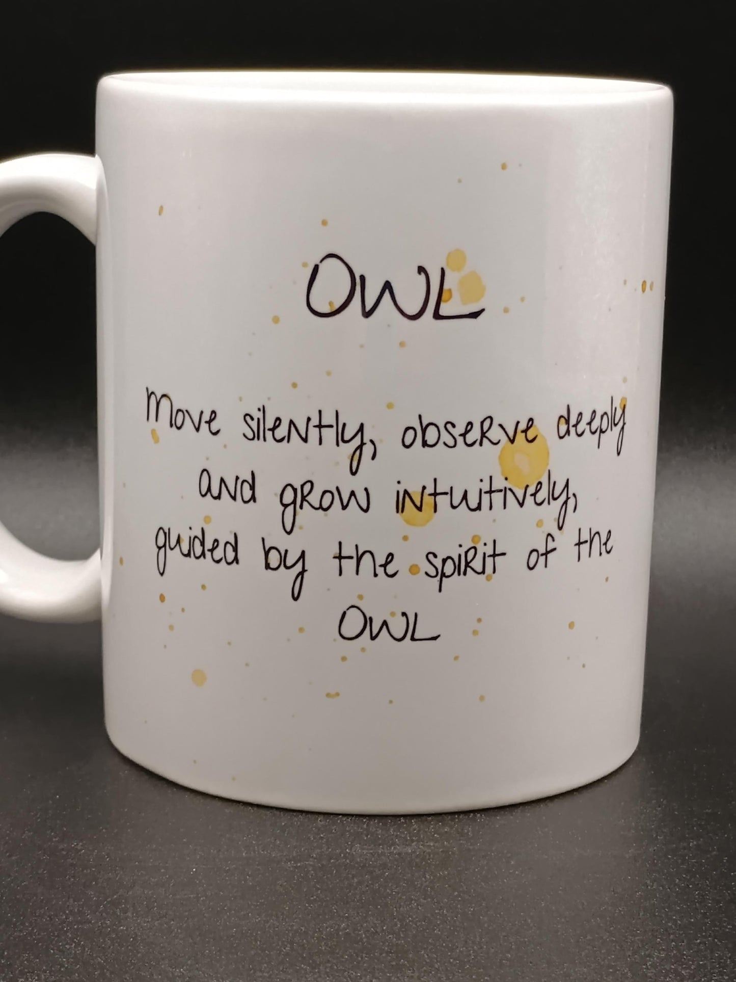 Watercolor Owl Coffee Mug