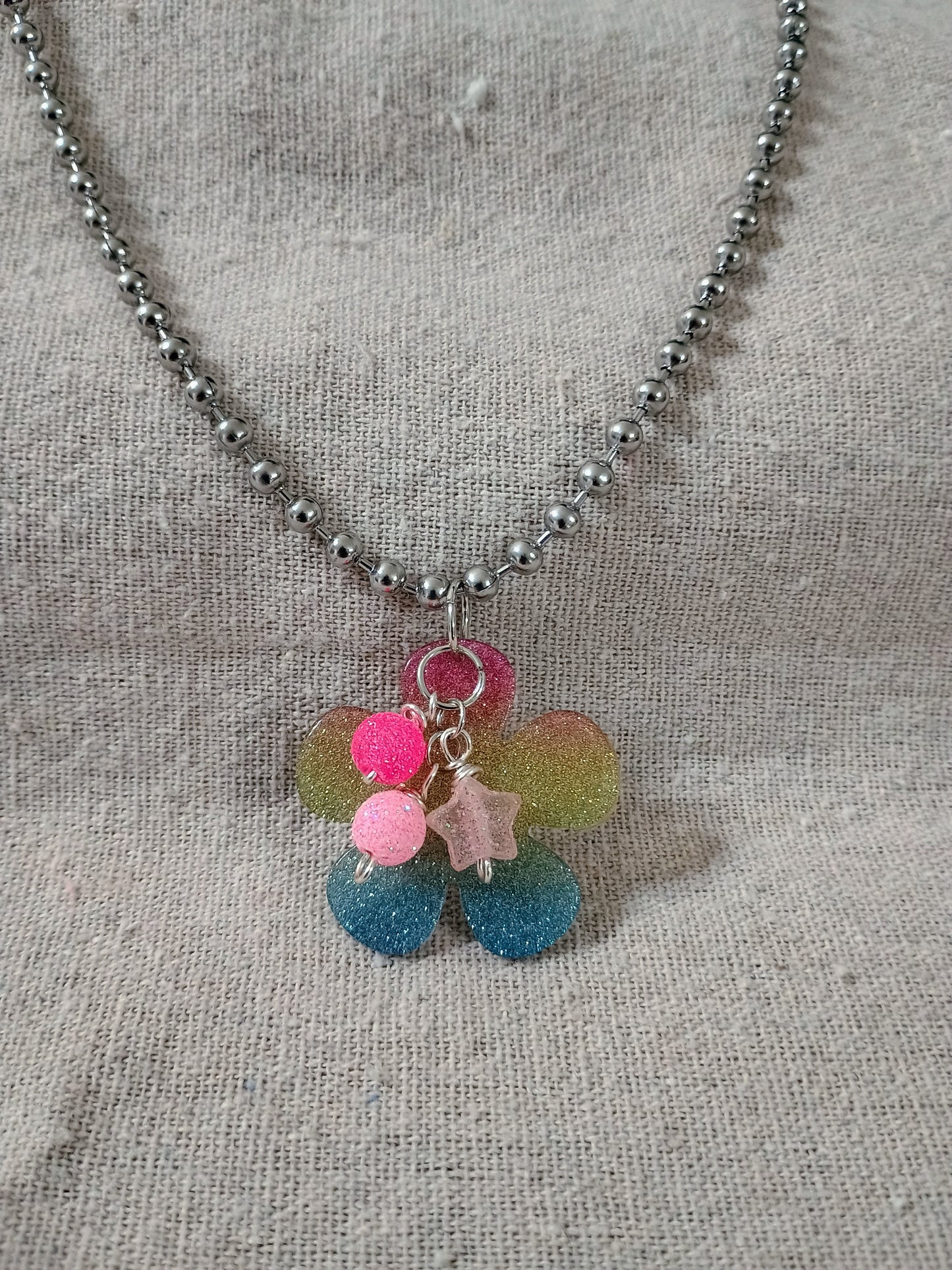 Sugar Bloom Charm Necklace