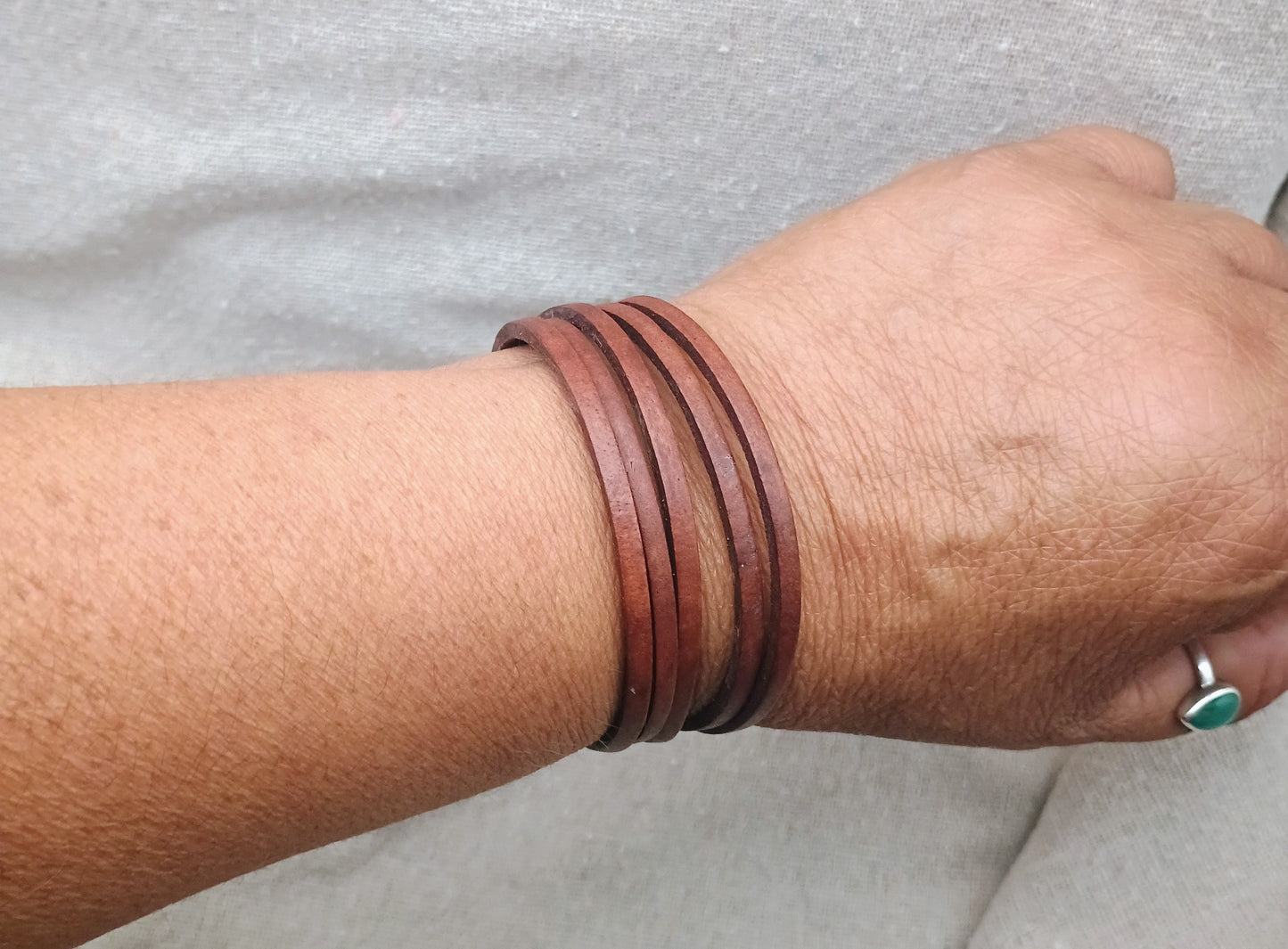 Genuine Leather Bracelet Wrap