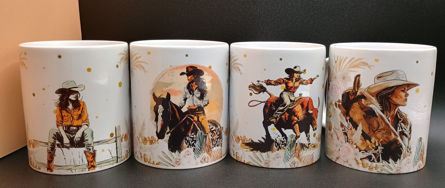 Riders of Reverie – Western Mug Collection - American Taina Crafts 