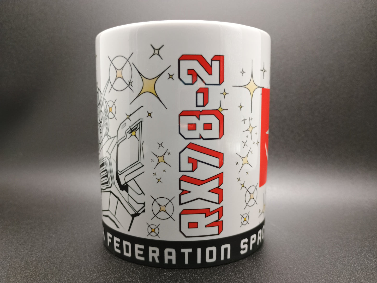 Gundam RX-78-2 Earth Federation Space Force Ceramic Mug - American Taina Crafts 