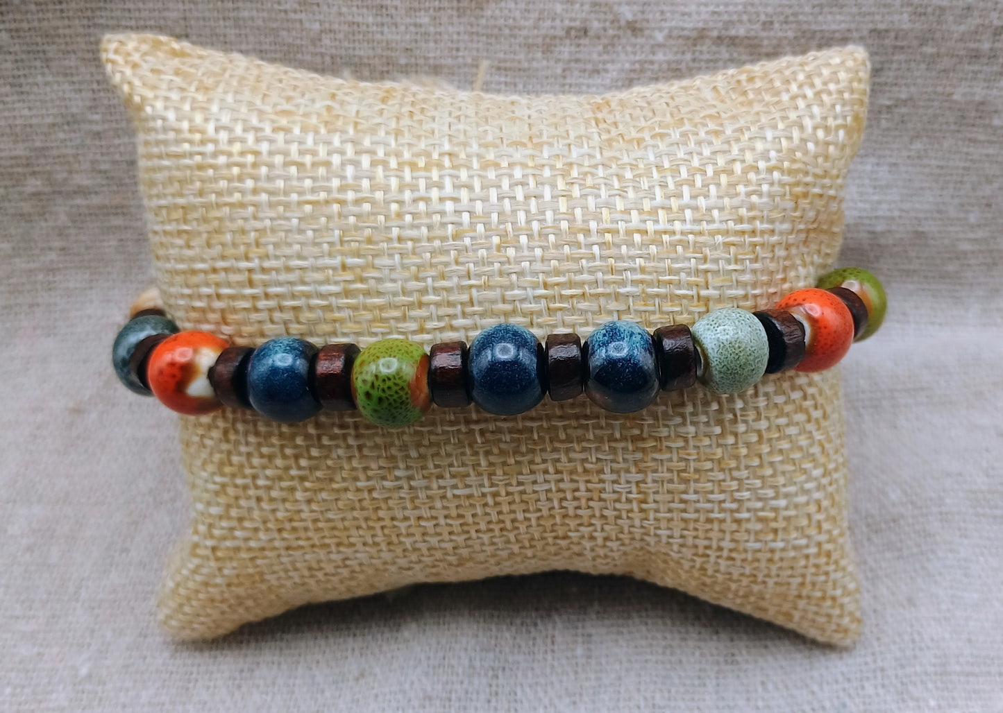 Colorful Porcelain Beads Bracelet