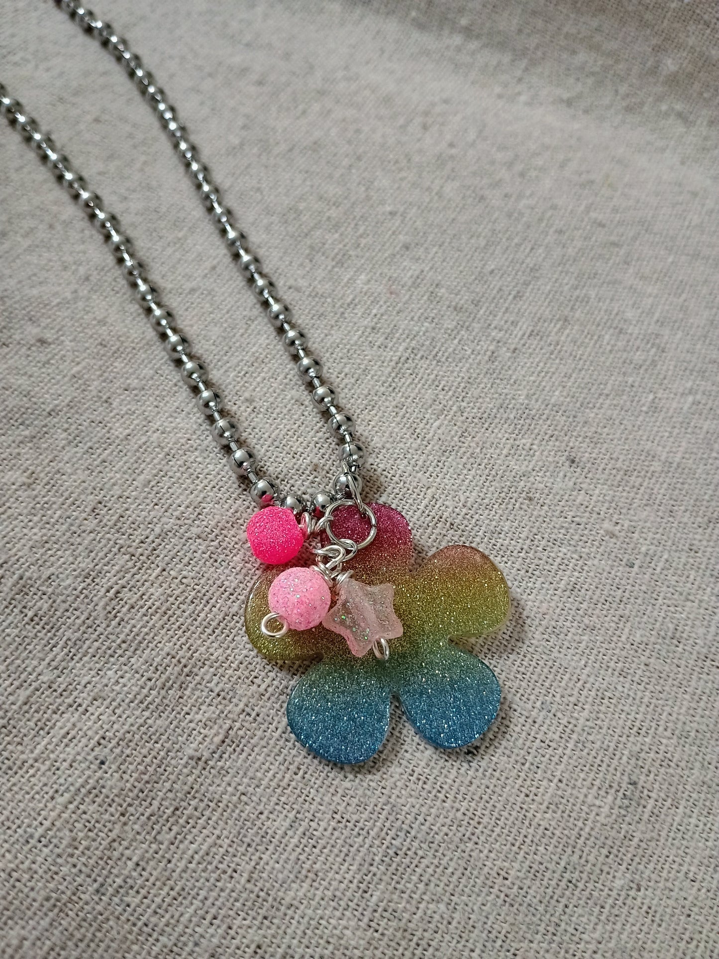 Sugar Bloom Charm Necklace