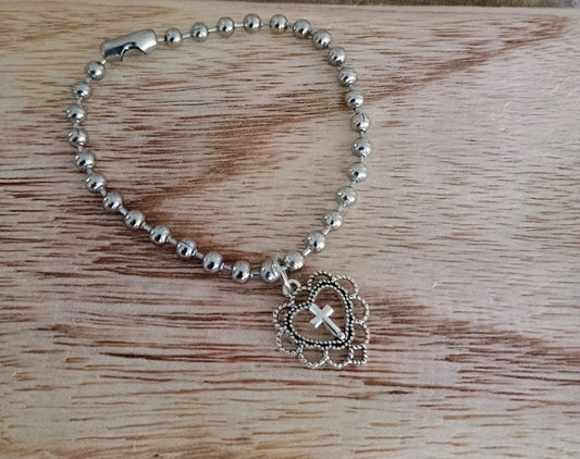 Corazón de Fe Bracelet - American Taina Crafts 