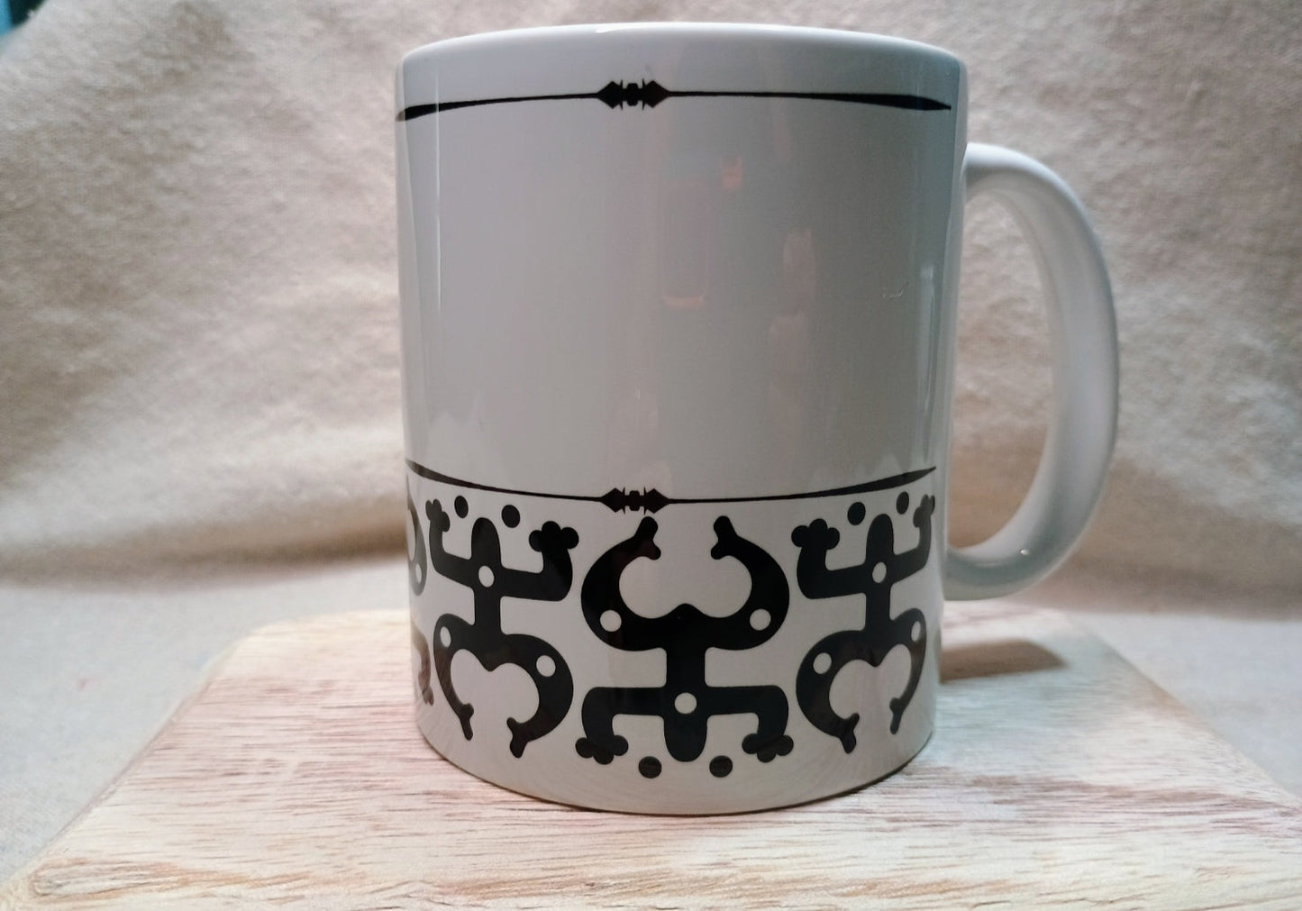 Taíno Petroglyph Mug Set - Puerto Rican Heritage Coffee Mugs - American Taina Crafts 